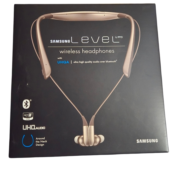 Samsung Level U Pro Bluetooth Headphones - Black and Rose/Gold
